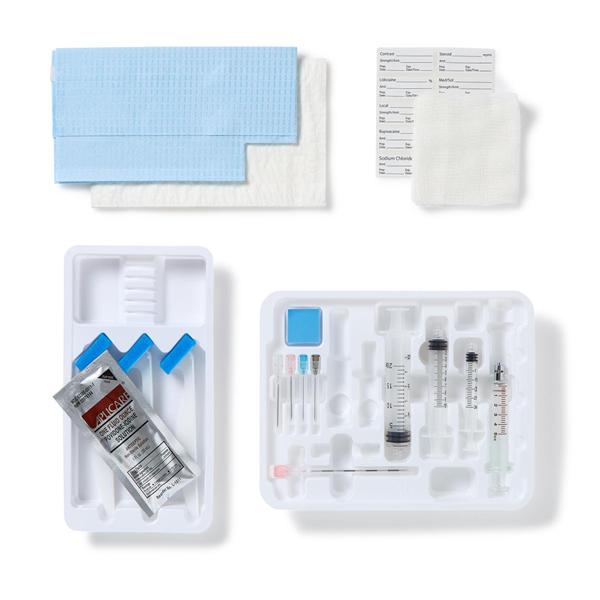 Tray Epidural Single Shot With Sponge Sticks Angled/Syringe Latex 20/Ca